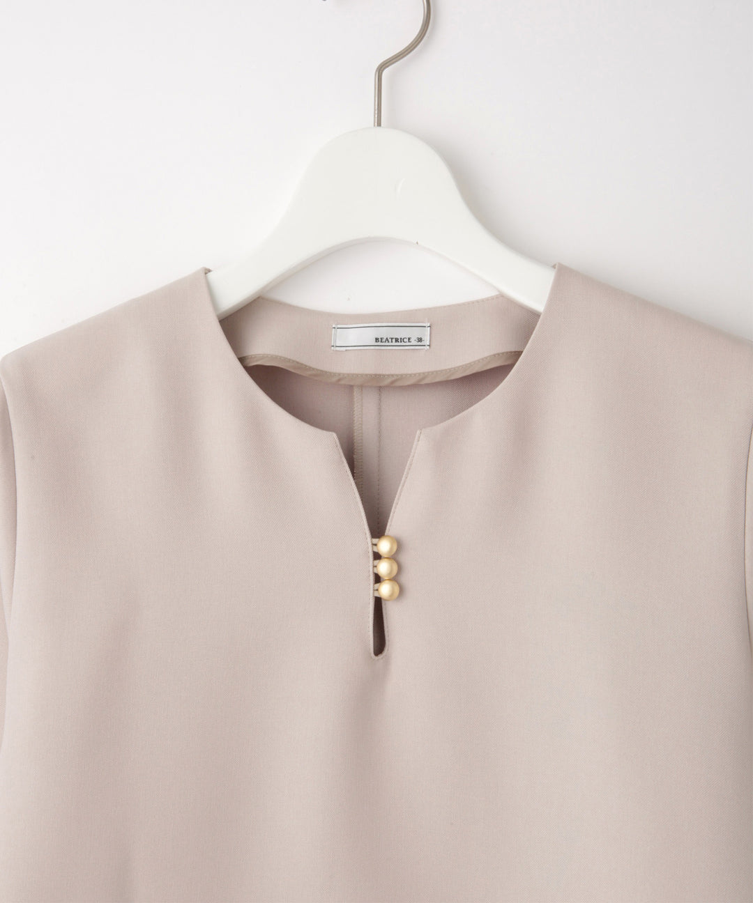 パウダーツイルシアーレイヤードブラウス