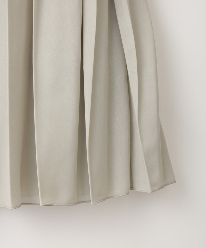 オーガンジープリーツスカート