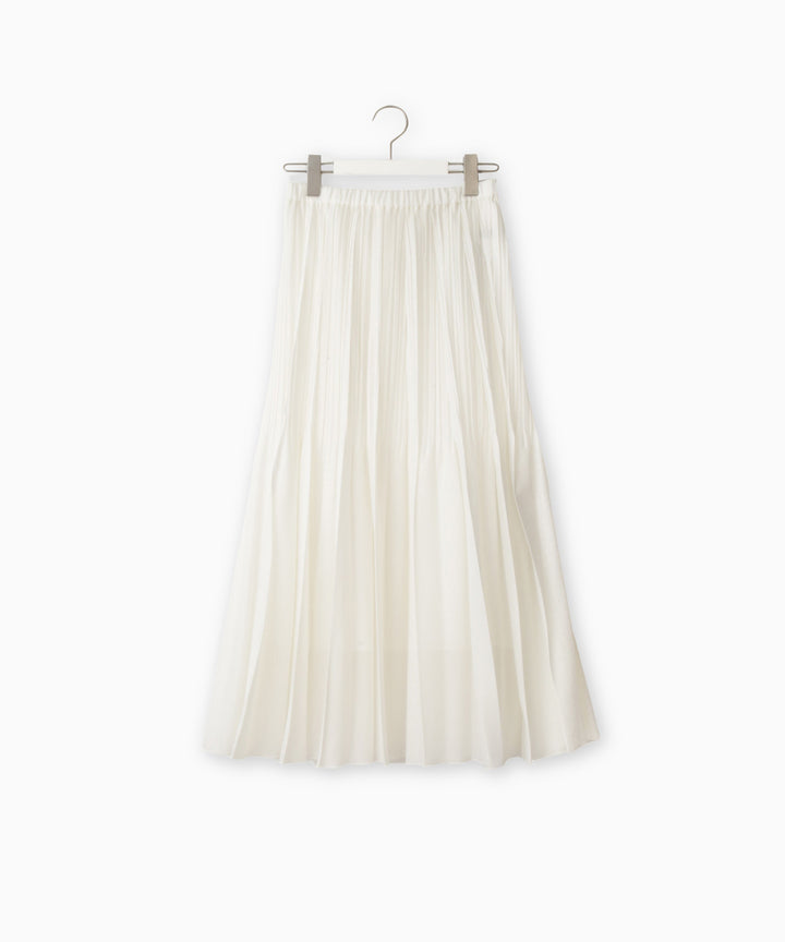 オーガンジープリーツスカート
