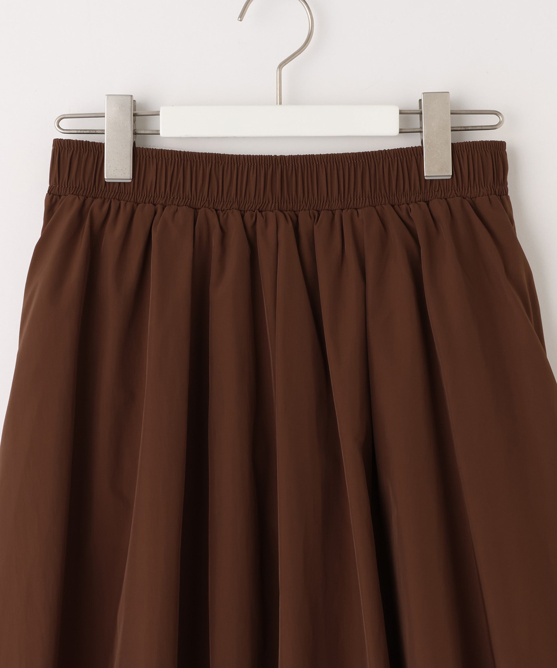 未使用　BLAMINKブラミンク　タックバルーンスカート ブラウン デイリー・カジュアル対応 | ランダムタックバルーンスカート
