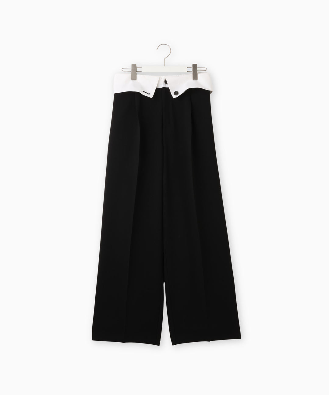 ウエストデザインワイドパンツ