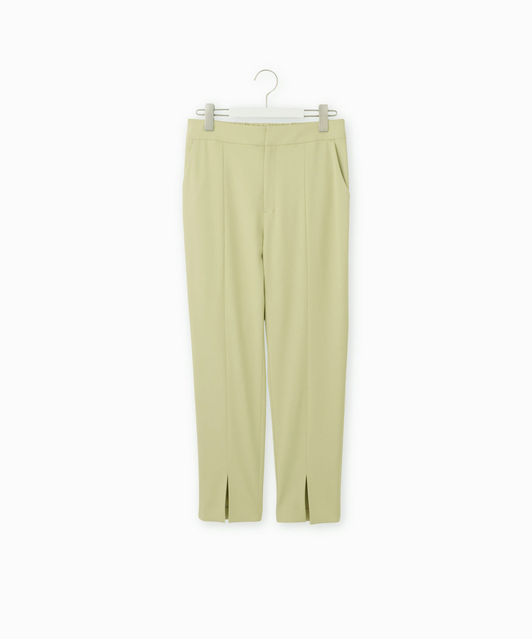 センタープレステーパードパンツ