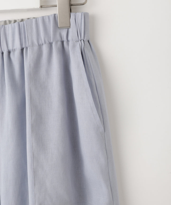 Linen-Look Wide Pants