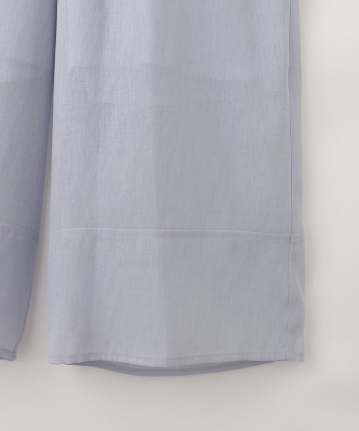 Linen-Look Wide Pants