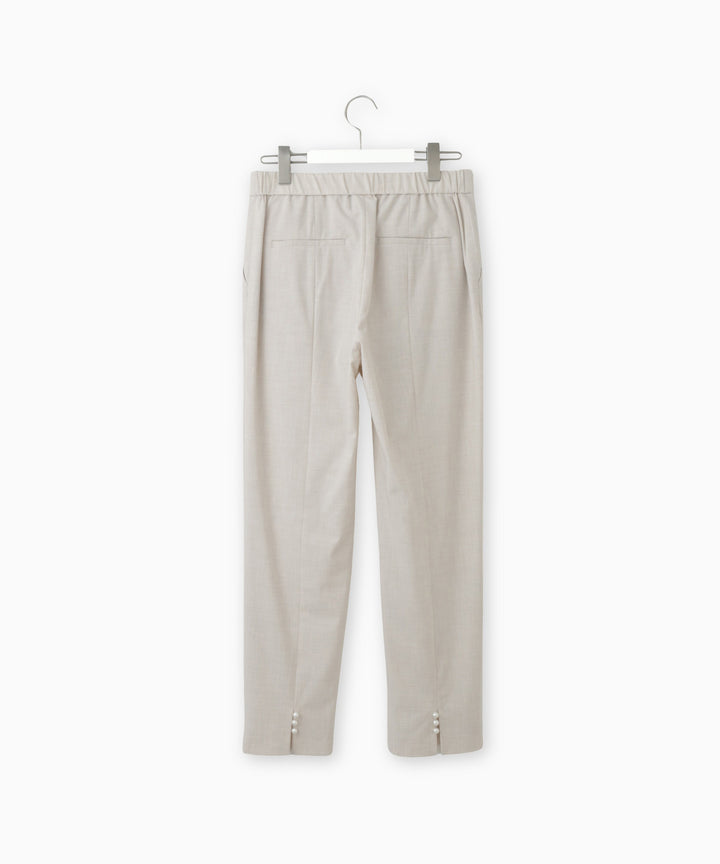 Back Slit Tapered Pants