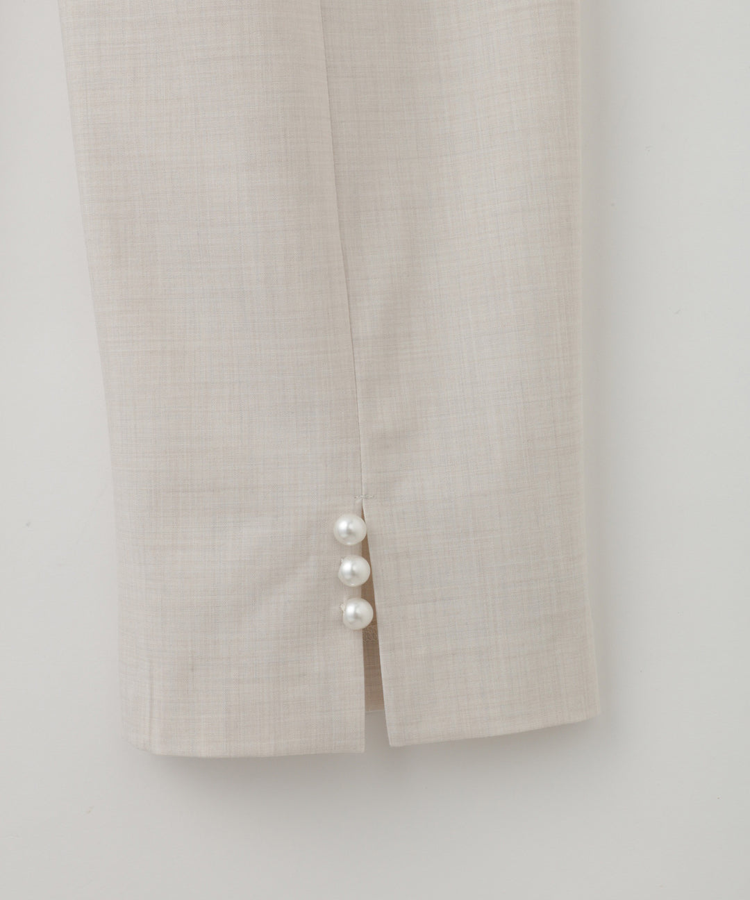 Back Slit Tapered Pants