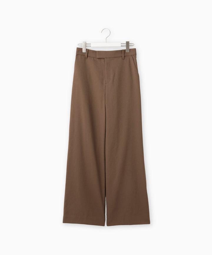 Straight Wide-Leg Trousers
