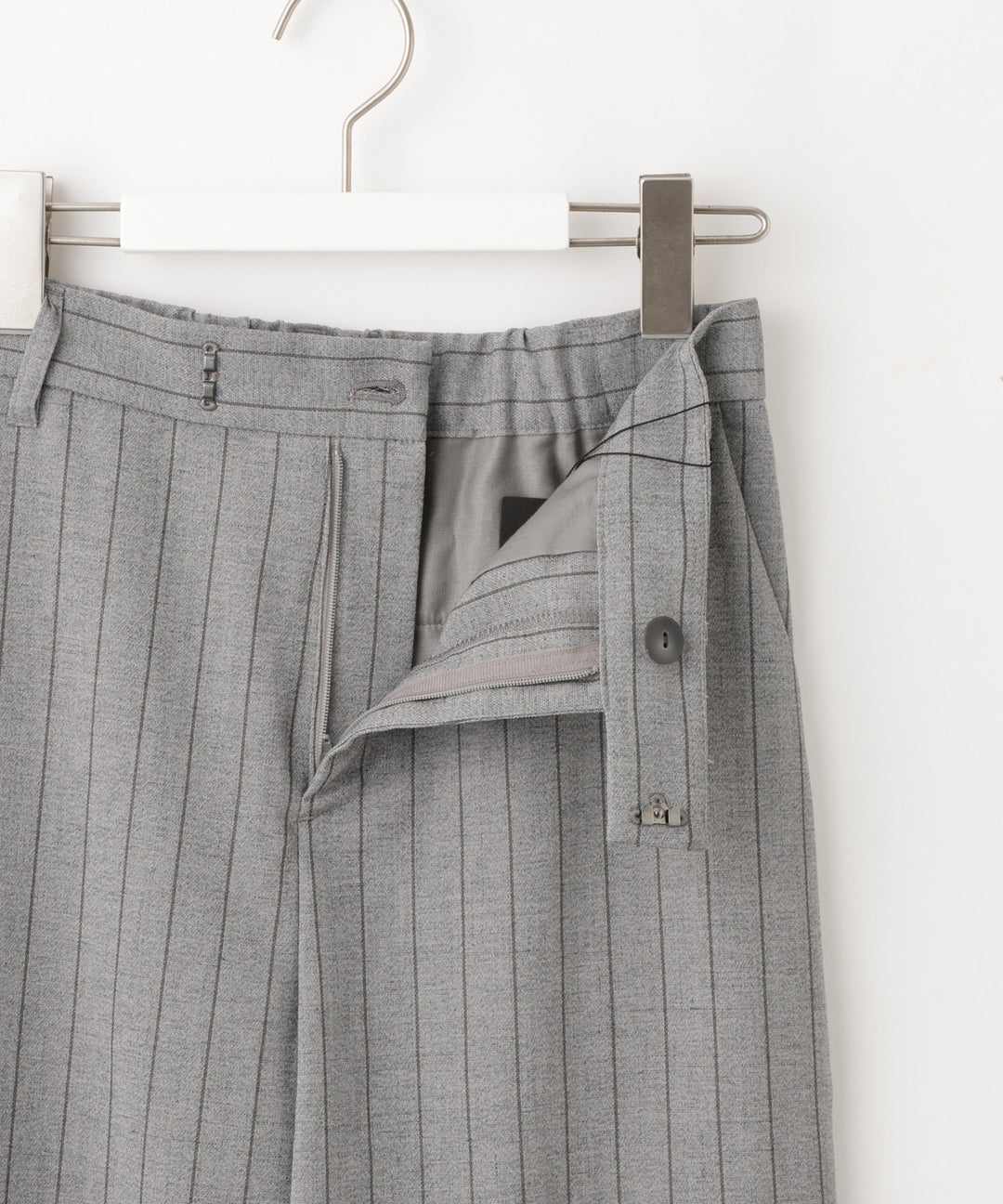 Straight Wide-Leg Trousers