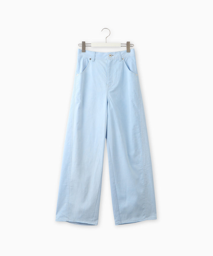 ウォッシュドチノカーヴィーシルエットパンツ