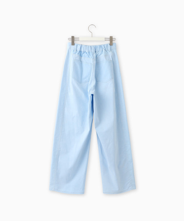 ウォッシュドチノカーヴィーシルエットパンツ