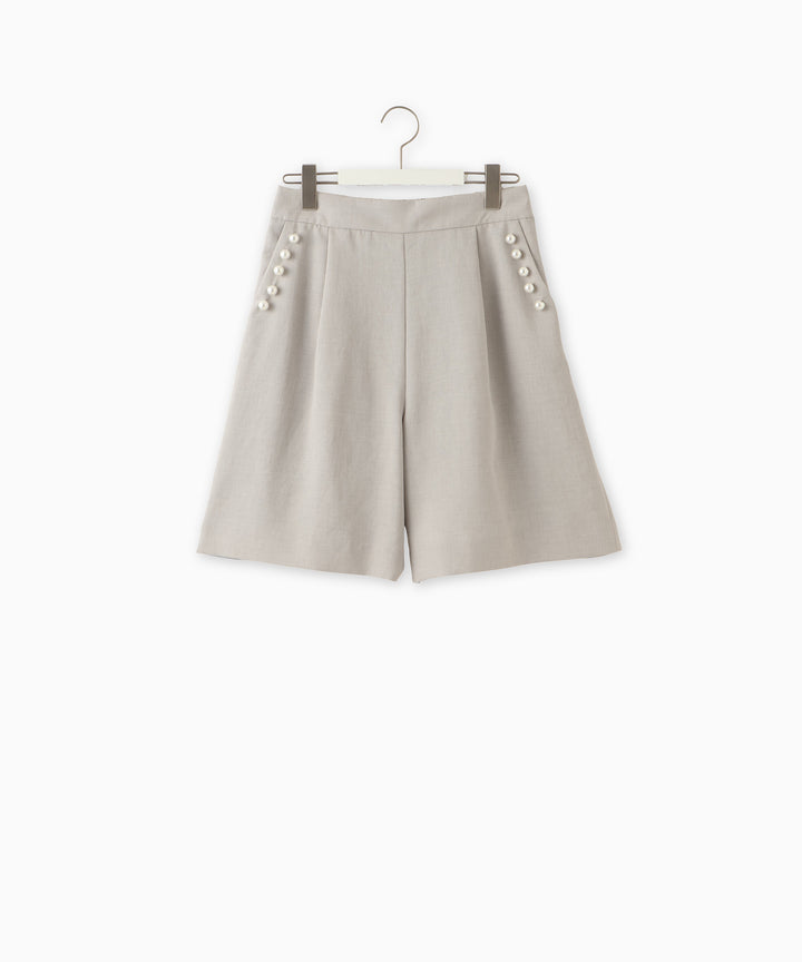パールつきショートパンツ
