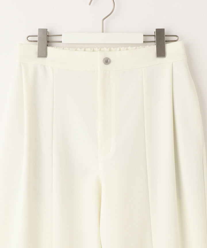 スリット入りバレルパンツ