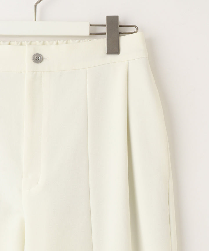 スリット入りバレルパンツ