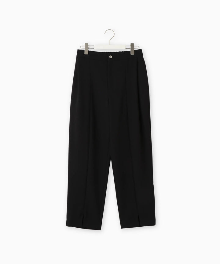 スリット入りバレルパンツ