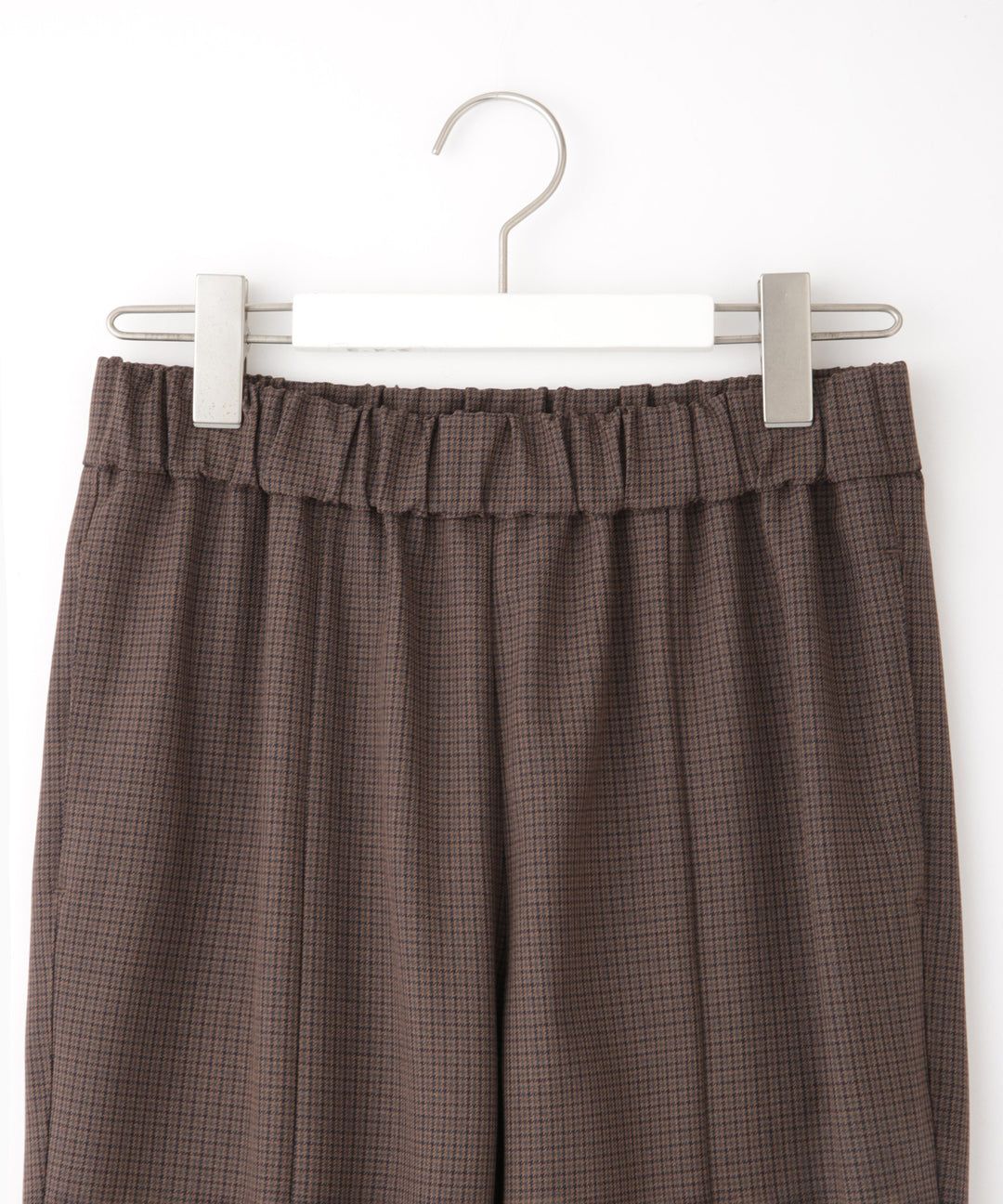 裏起毛クロップド丈フレアパンツ