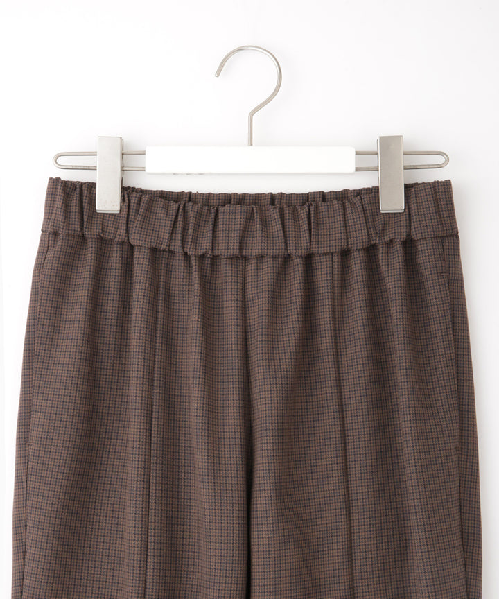 裏起毛クロップド丈フレアパンツ