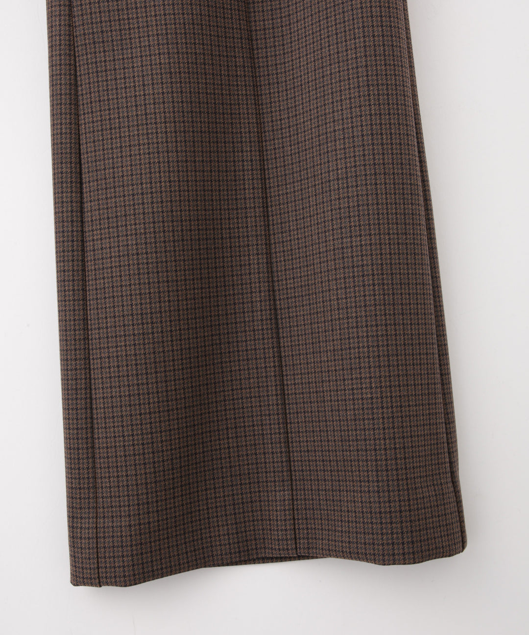 裏起毛クロップド丈フレアパンツ