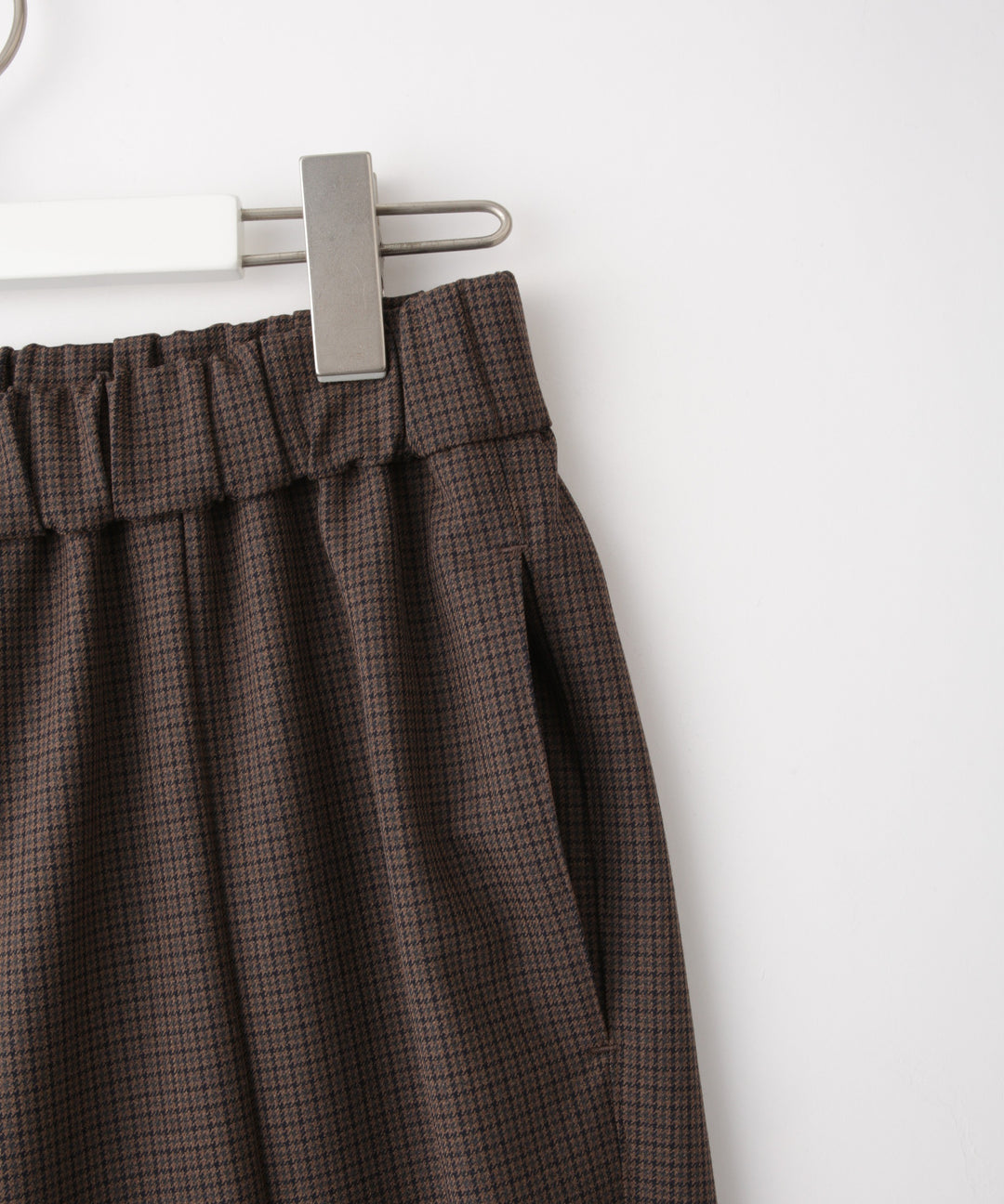 裏起毛クロップド丈フレアパンツ