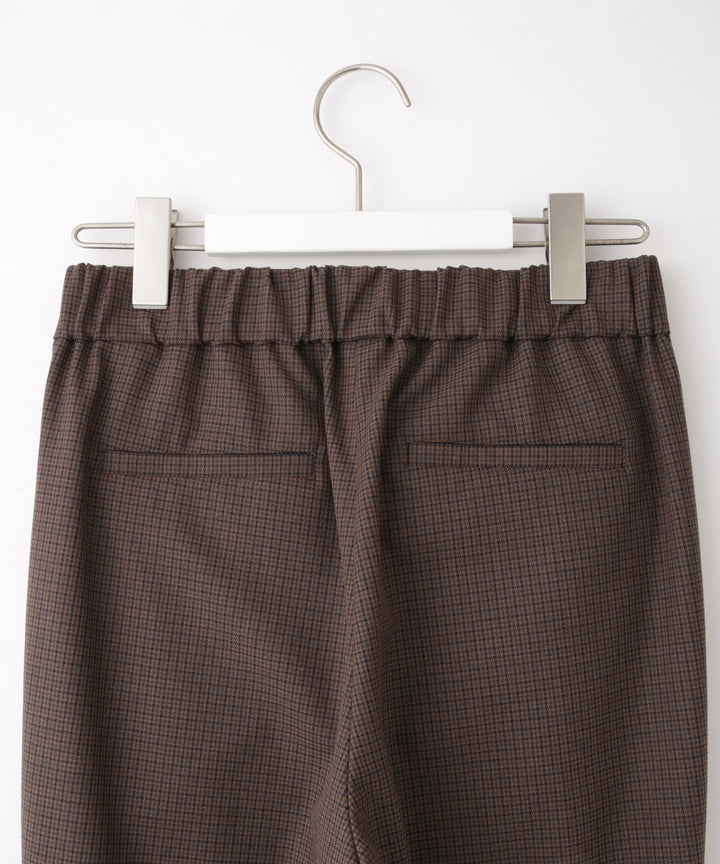 裏起毛クロップド丈フレアパンツ