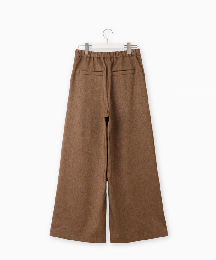 ウールライクワイドパンツ