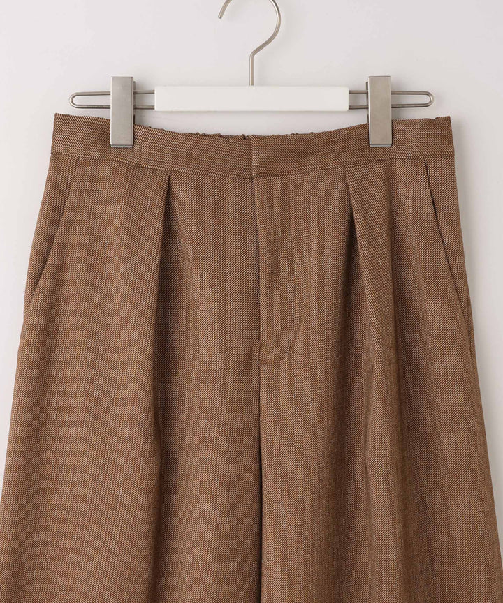 ウールライクワイドパンツ