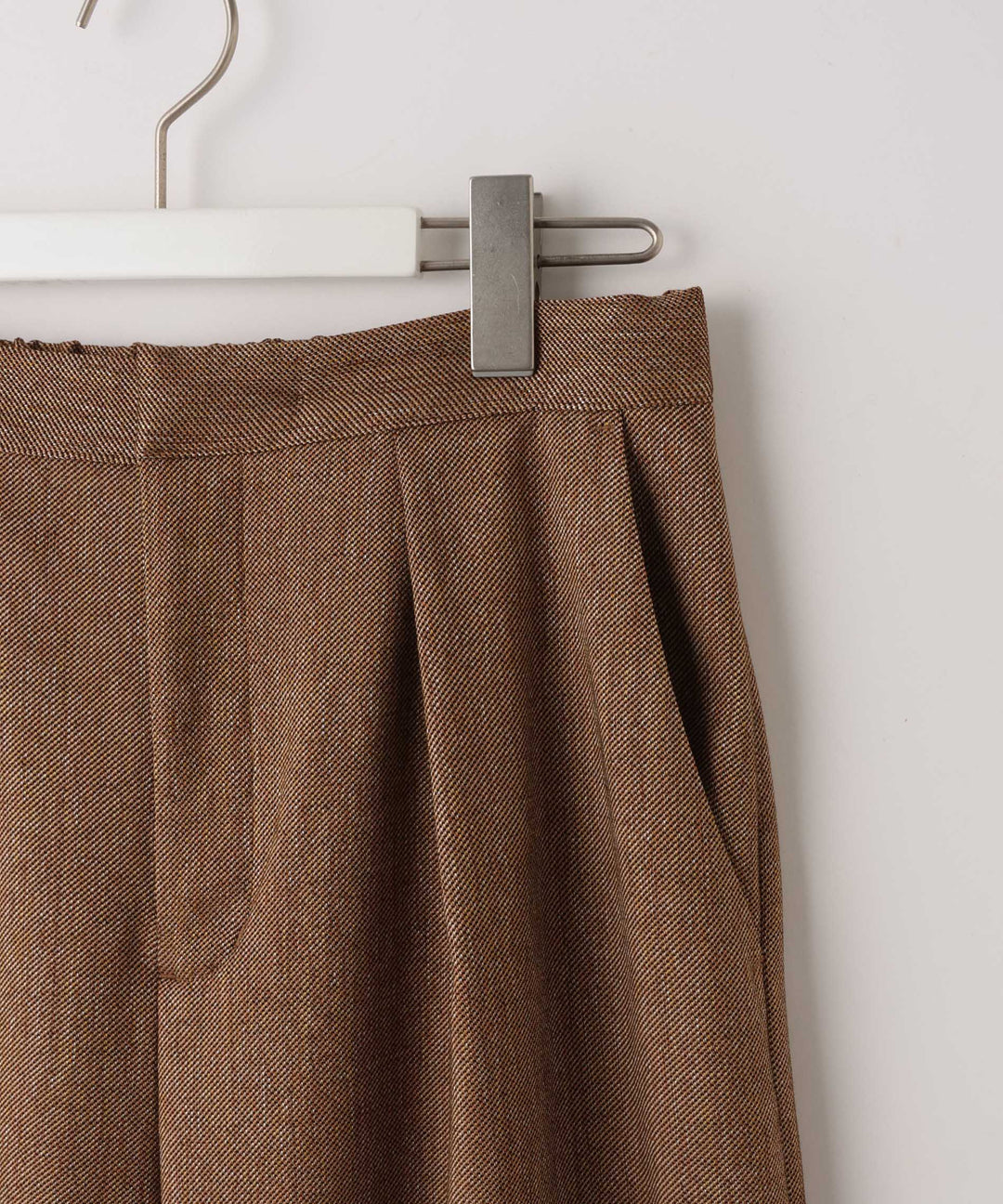 ウールライクワイドパンツ