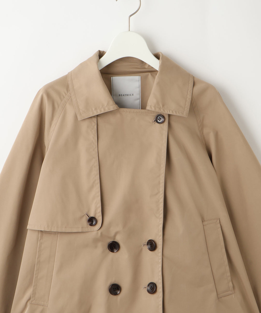 ボレロ風ショートトレンチジャケット