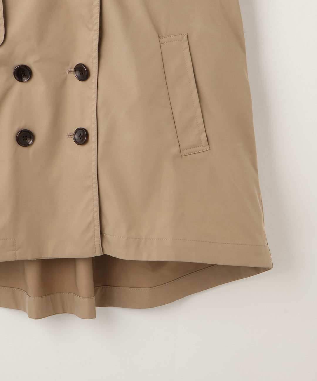 ボレロ風ショートトレンチジャケット