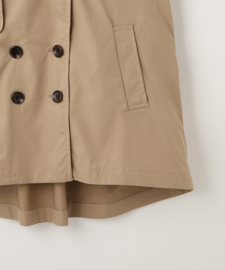 ボレロ風ショートトレンチジャケット