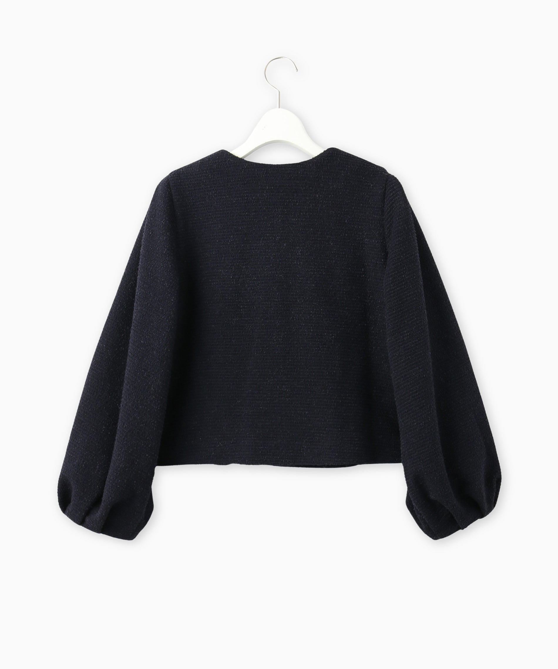 forformo タックスリーブジャケット ネイビー テーラード パフスリーブ タックスリーブジャケット – FACE SANS FARD