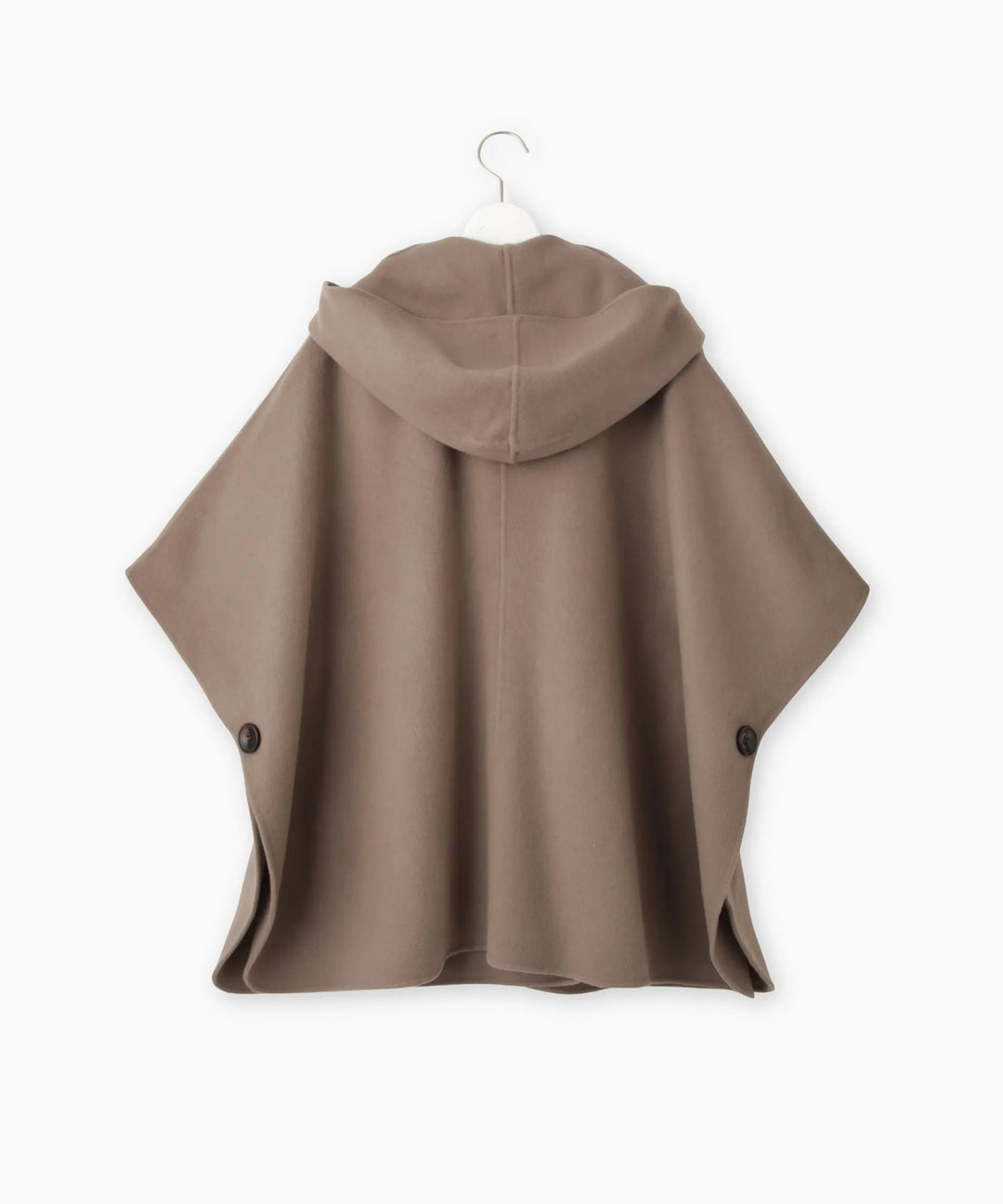 フードストール付きポンチョコート