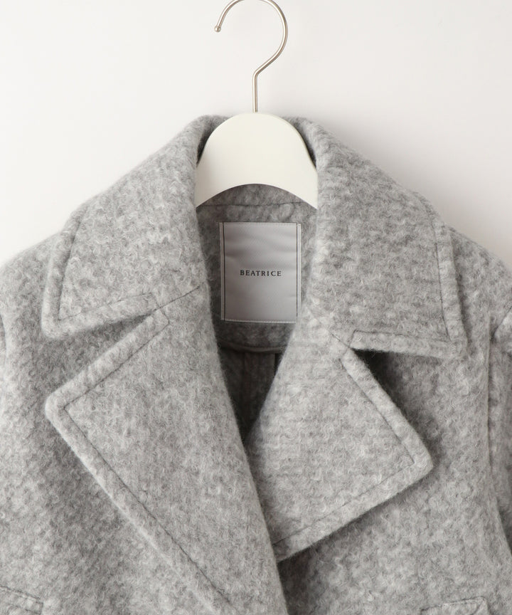 ビッグカラーショートコート