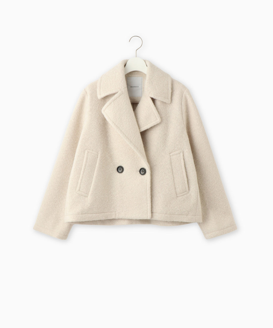 ビッグカラーショートコート