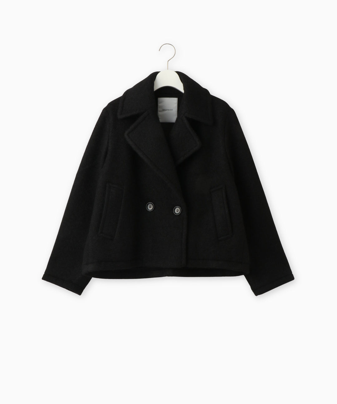 ビッグカラーショートコート