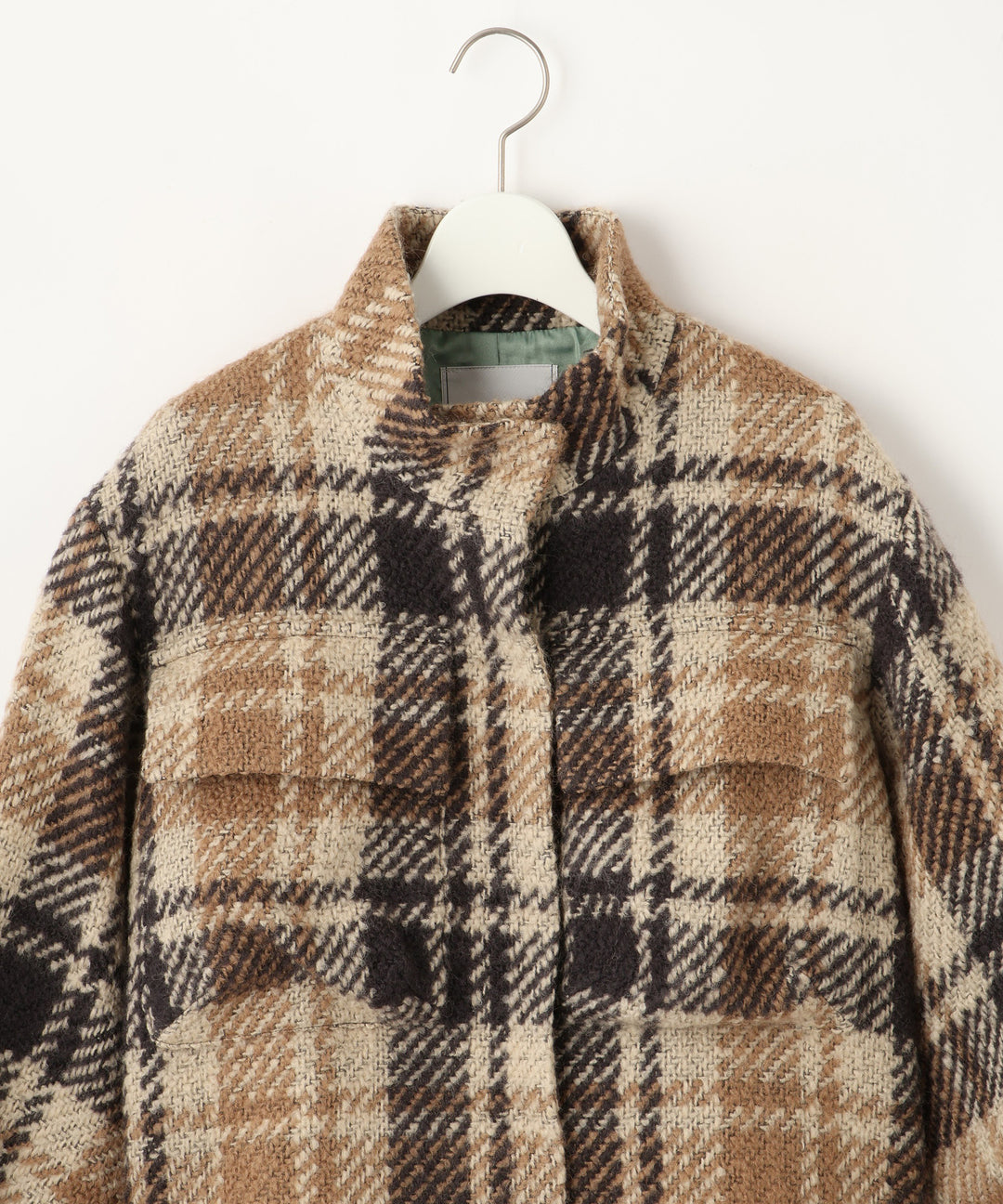 スタンドカラーショートブルゾン