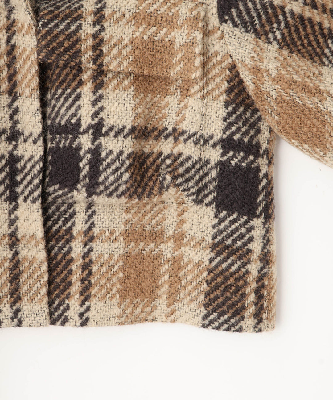 スタンドカラーショートブルゾン