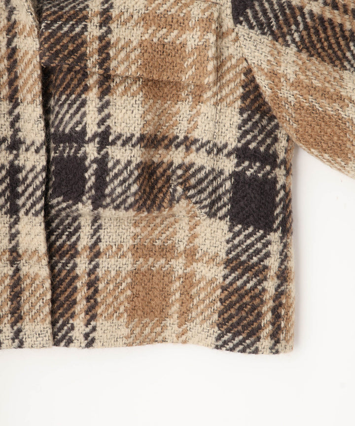 スタンドカラーショートブルゾン