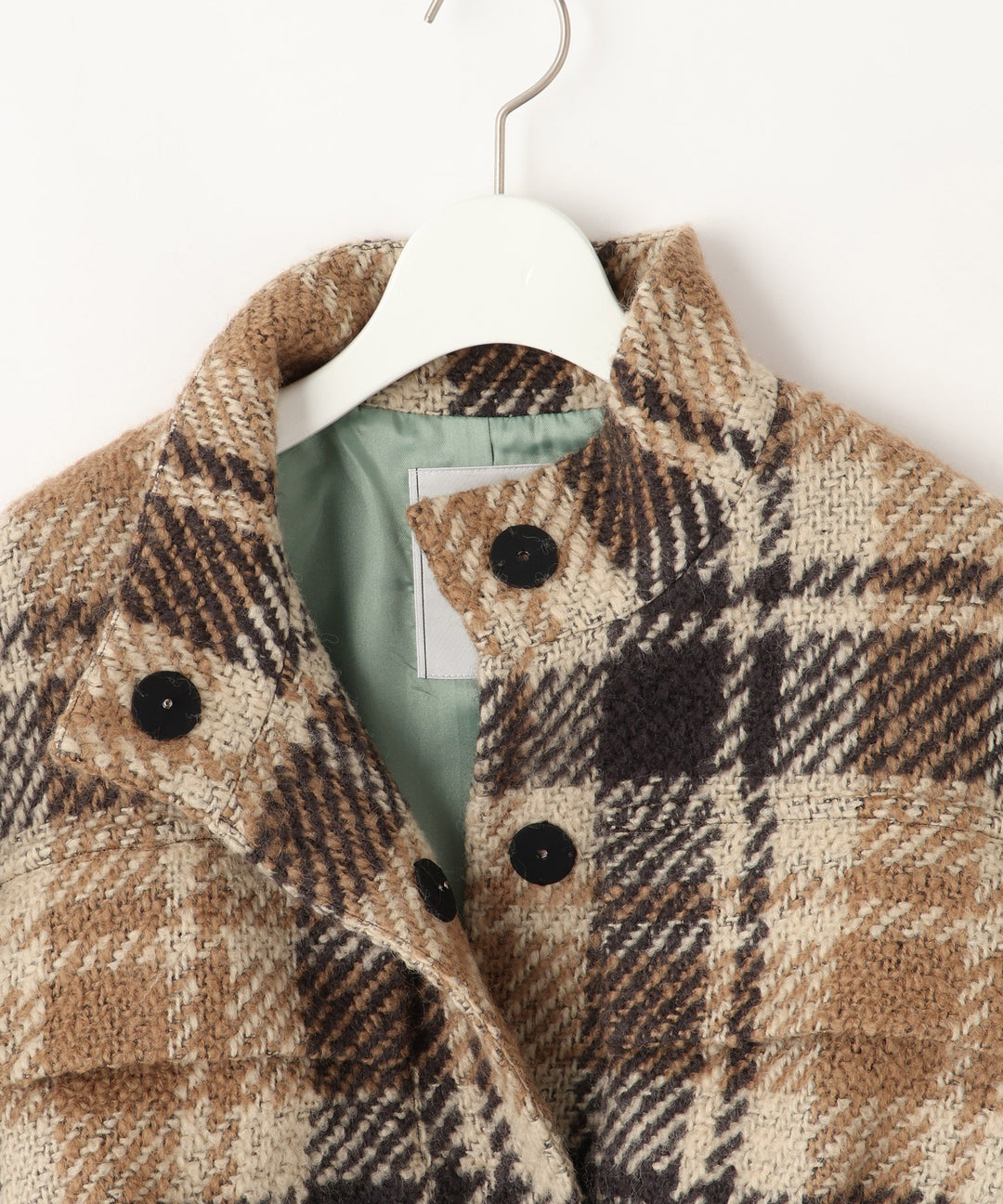 スタンドカラーショートブルゾン