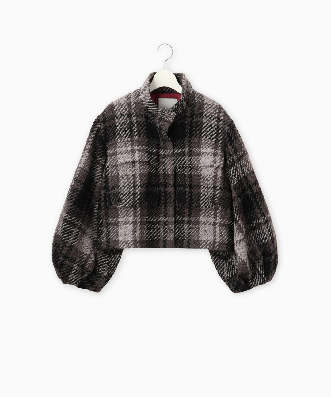 スタンドカラーショートブルゾン