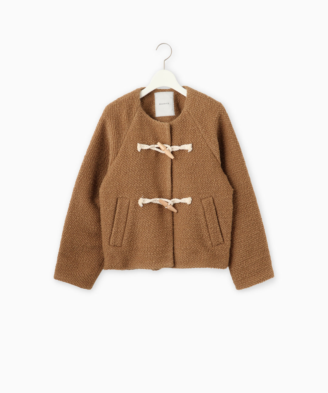 トグルボタンショートコート