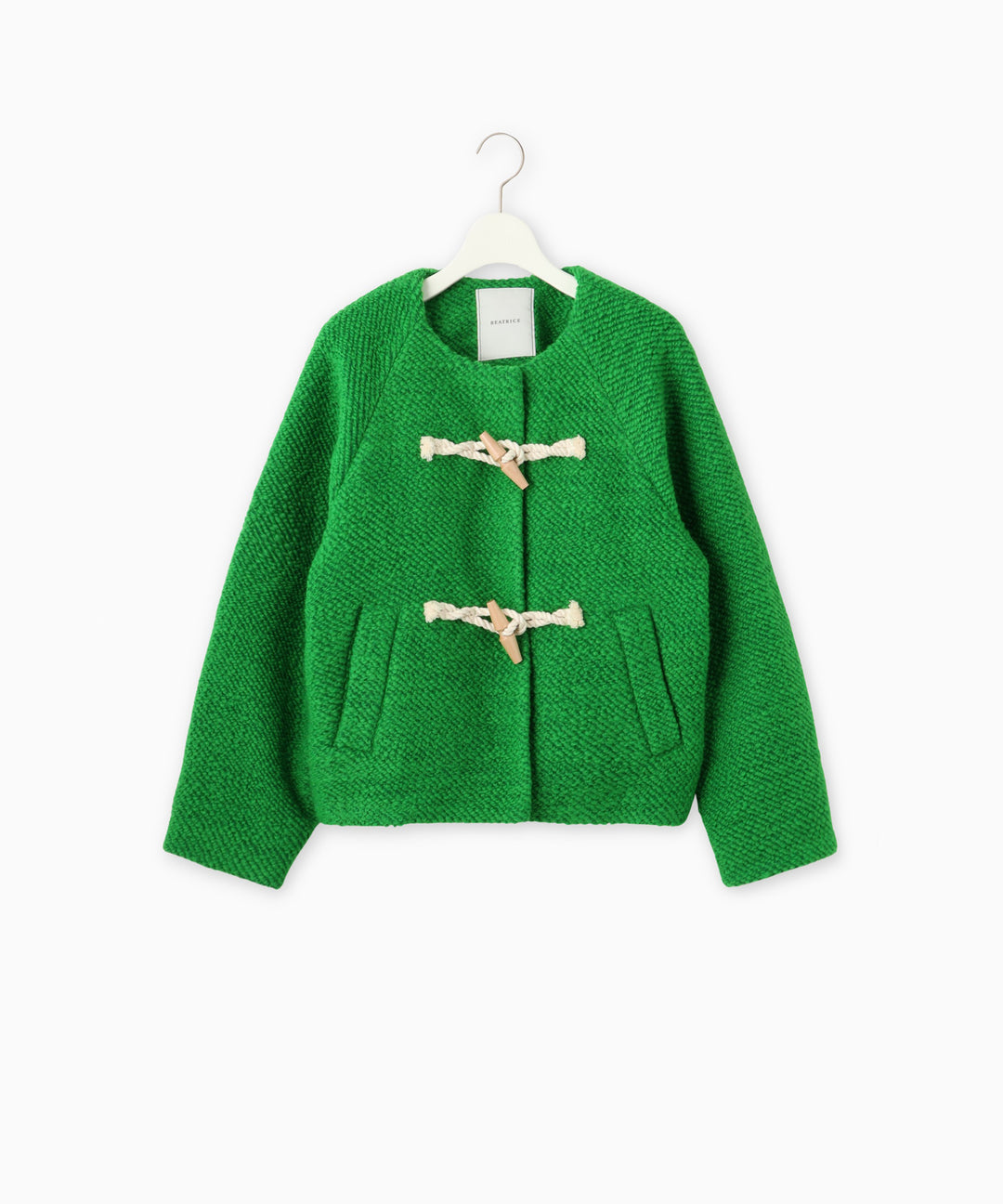 トグルボタンショートコート