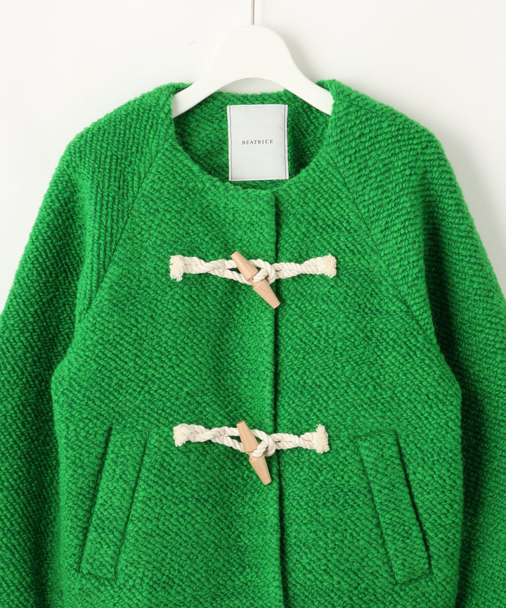 トグルボタンショートコート