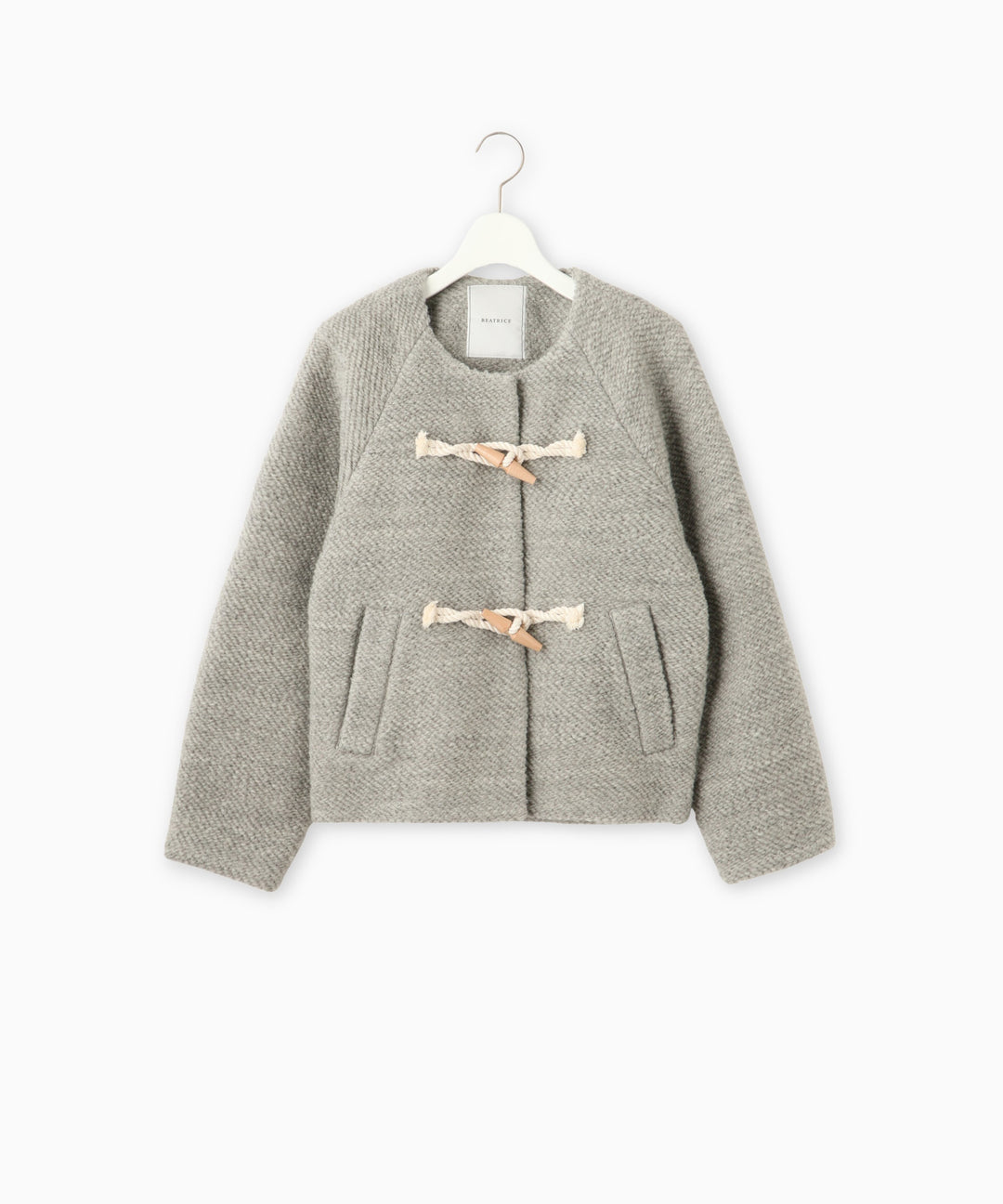 トグルボタンショートコート