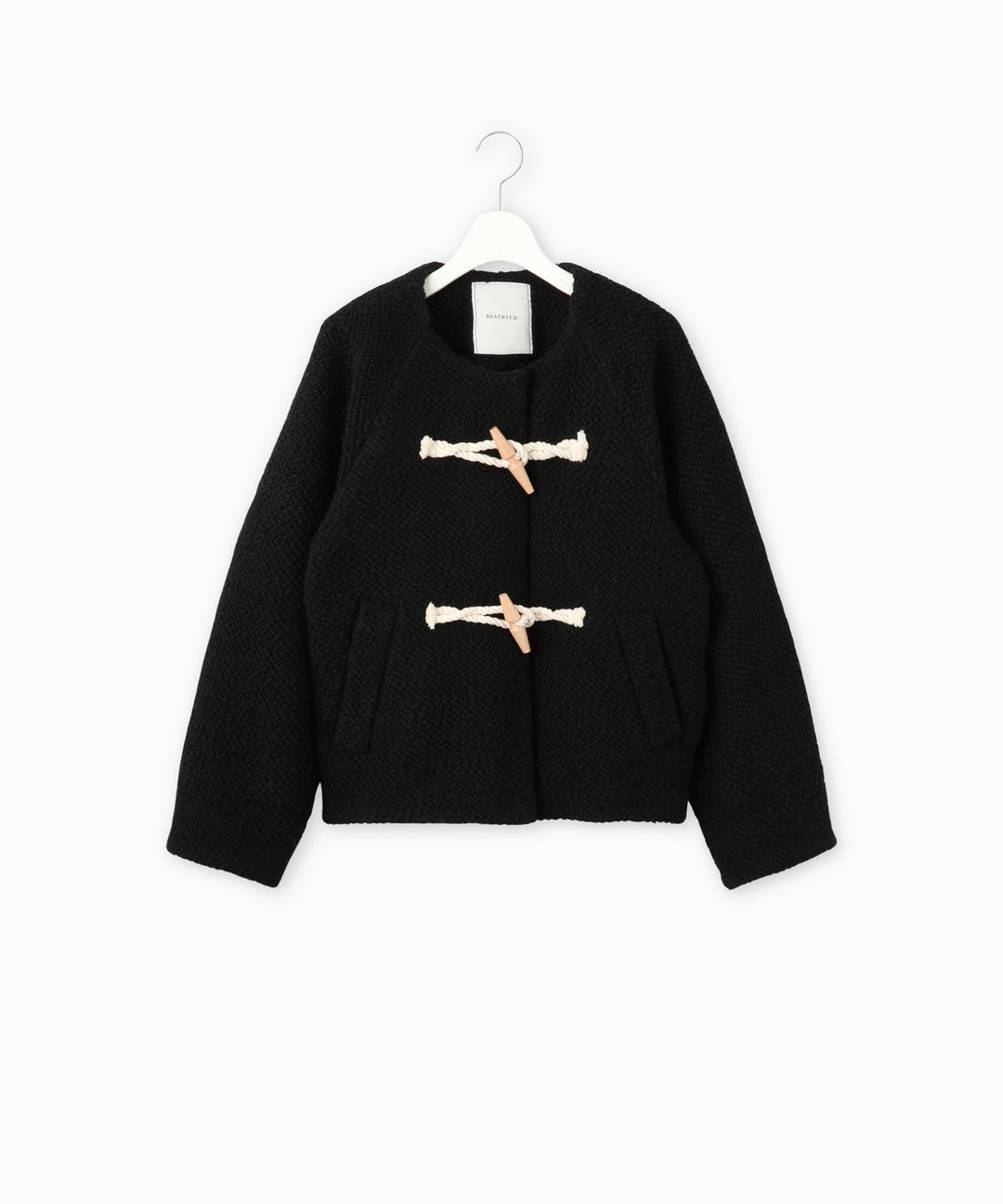 トグルボタンショートコート