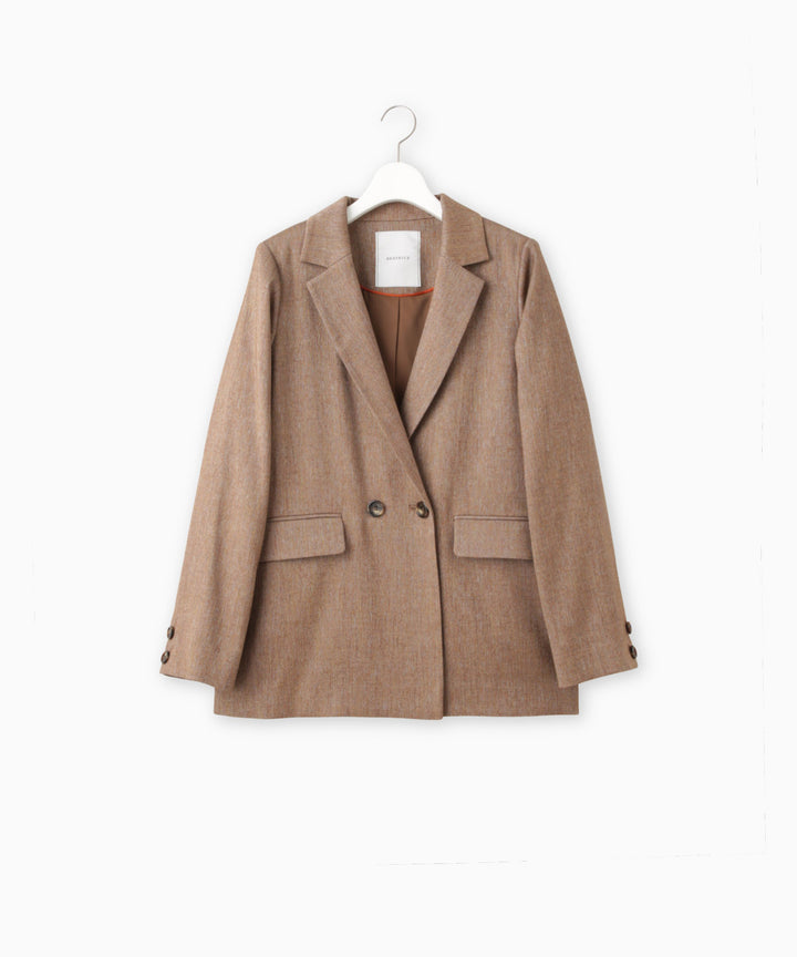 ミックスツイードオーバーサイズジャケット