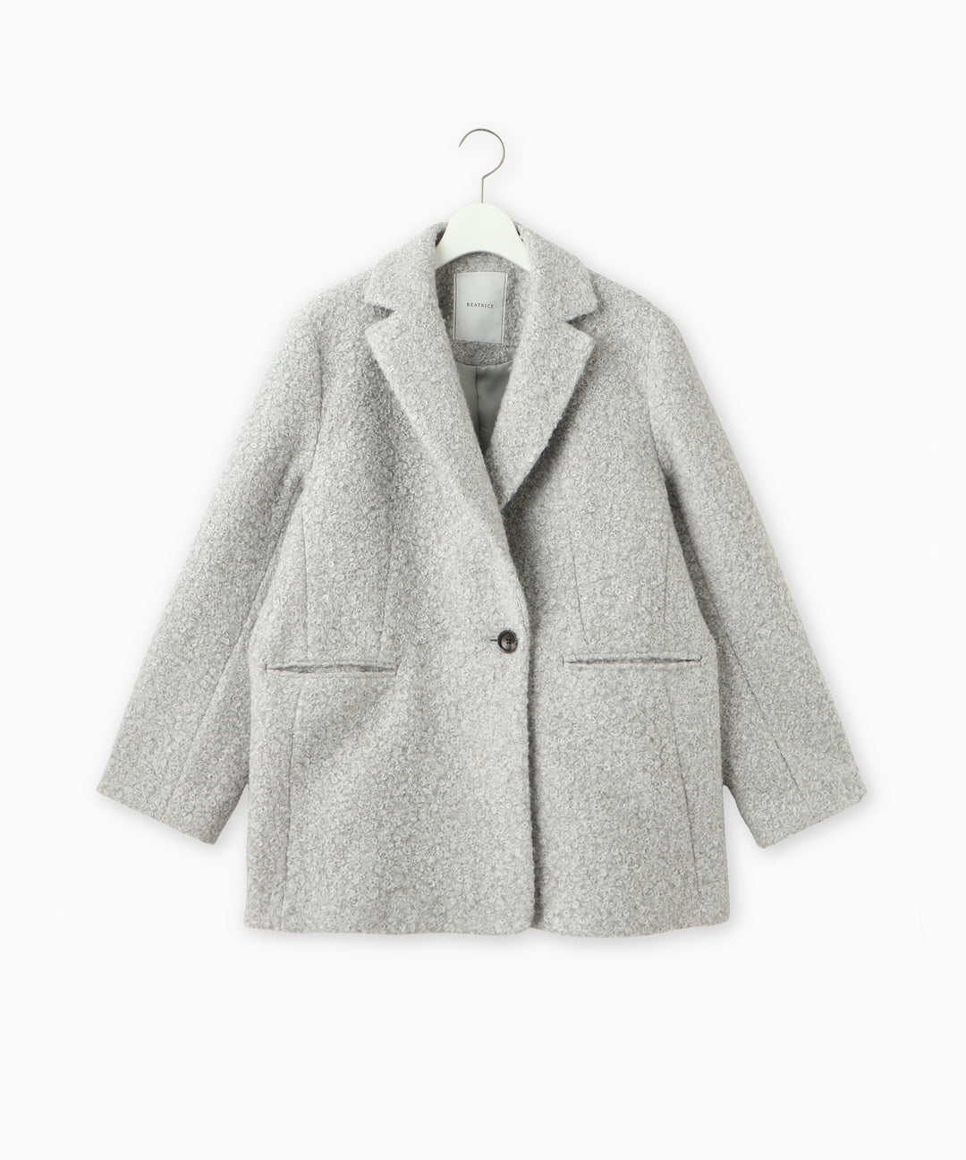 ループヤーンジャケットコート