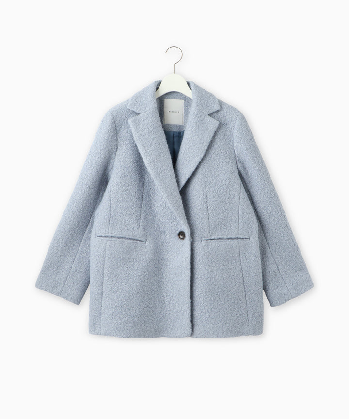 ループヤーンジャケットコート