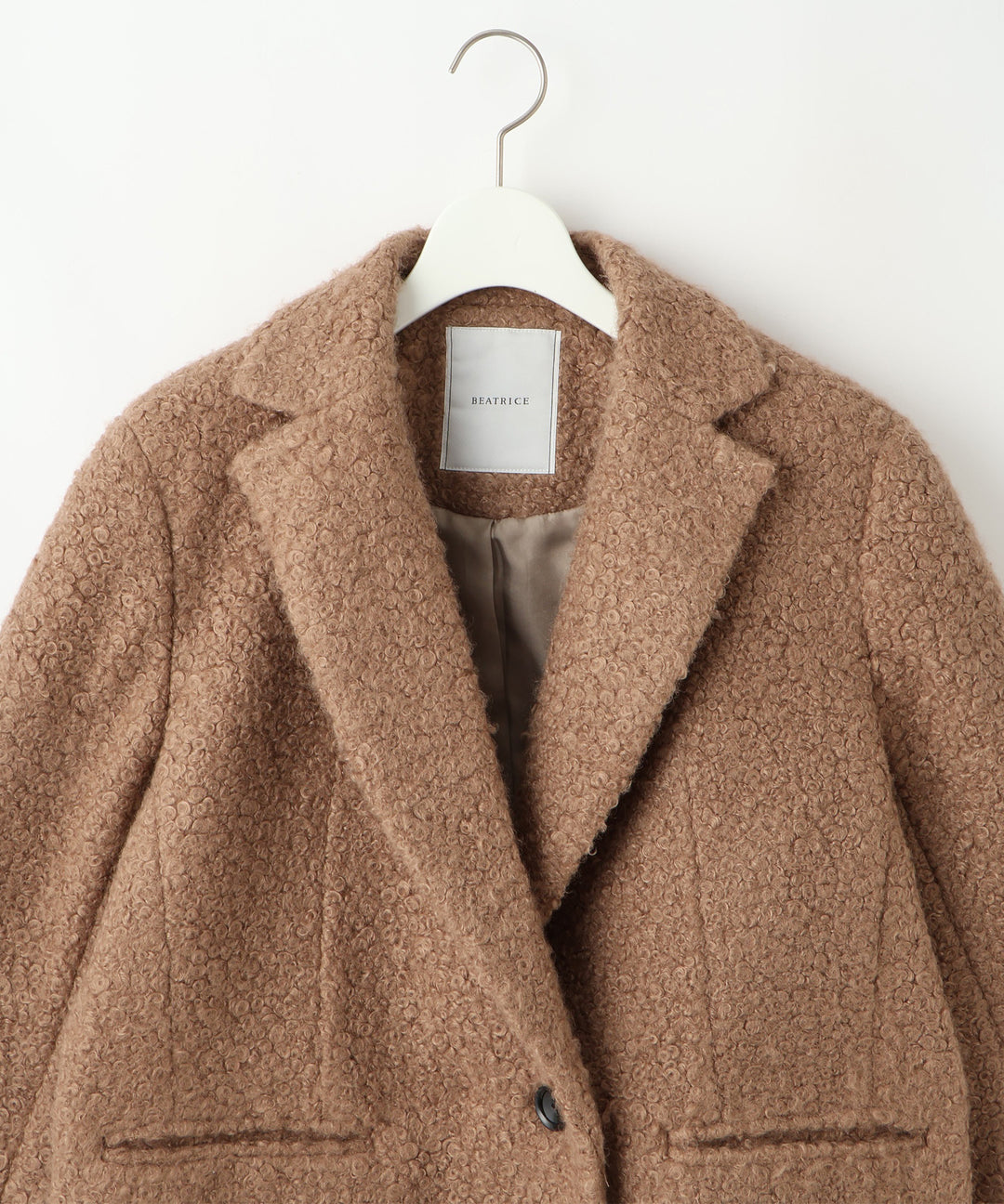 ループヤーンジャケットコート