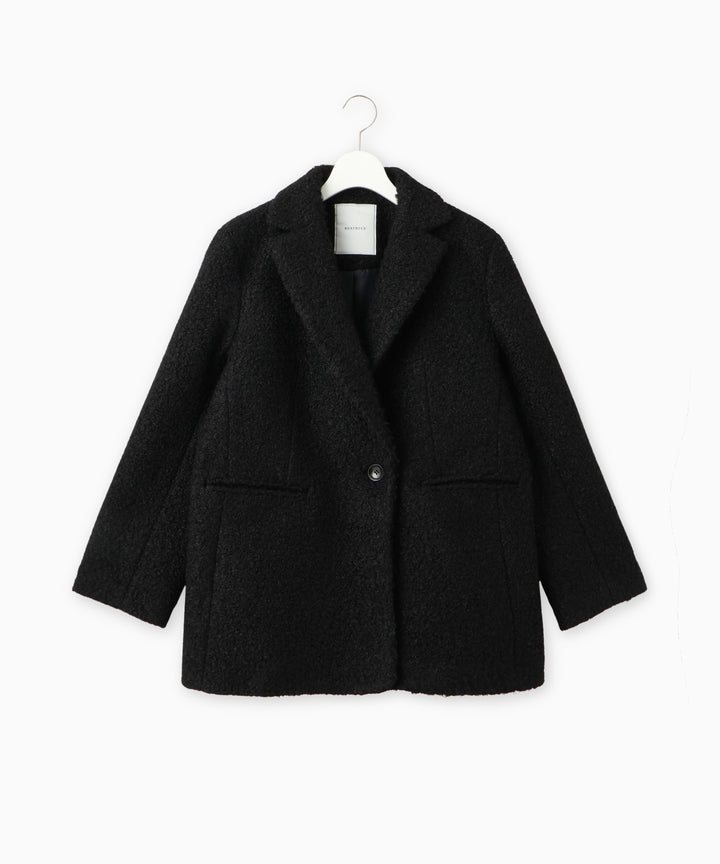 ループヤーンジャケットコート