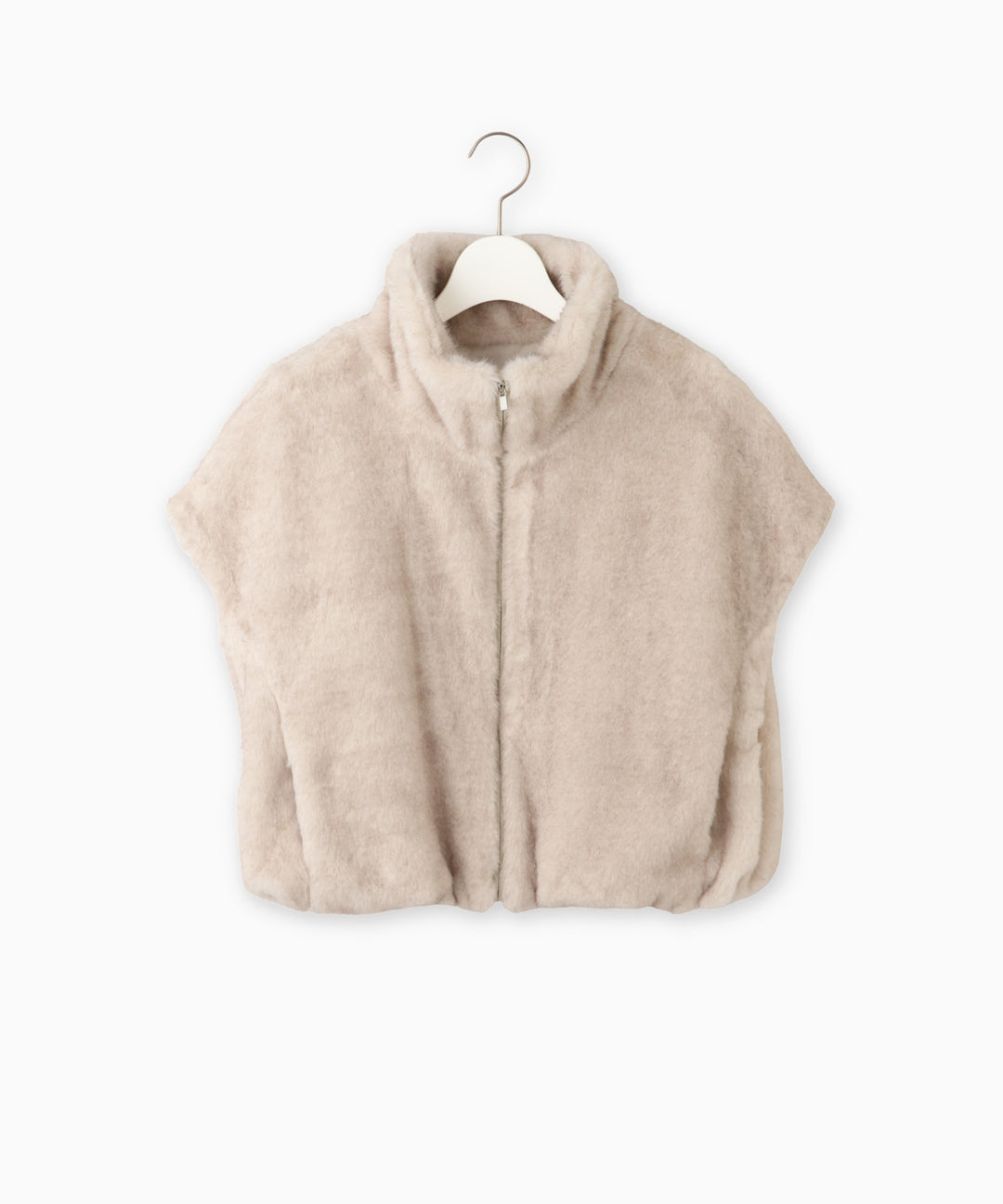 フェイクファーベスト